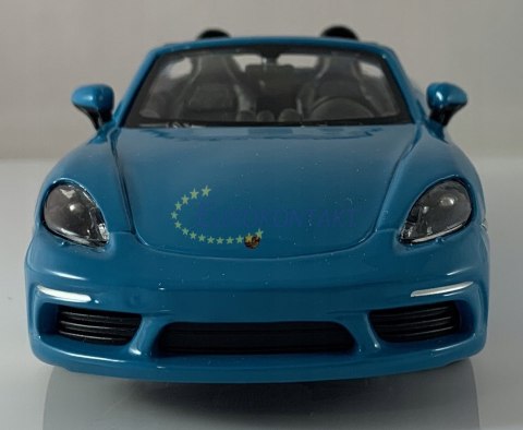 Porsche 718 Boxster 1:24 blue model Bburago 21087 Porsche 718 Boxster 1:24 blue model Bburago 21087