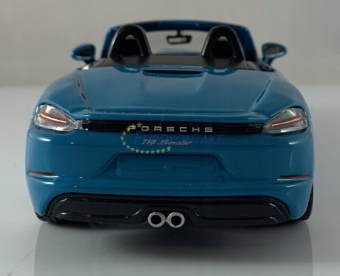 Porsche 718 Boxster 1:24 blue model Bburago 21087 Porsche 718 Boxster 1:24 blue model Bburago 21087