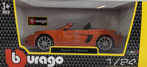 Porsche 718 Boxster 1:24 model Bburago 21087 Porsche 718 Boxster 1:24 model Bburago 21087