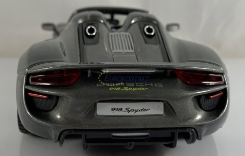Porsche 918 Spyder grey 1:24 model Bburago 21076 Porsche 918 Spyder grey 1:24 model Bburago 21076