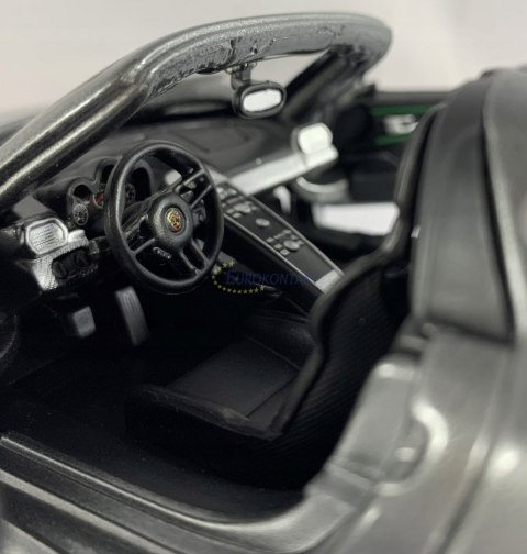Porsche 918 Spyder grey 1:24 model Bburago 21076 Porsche 918 Spyder grey 1:24 model Bburago 21076
