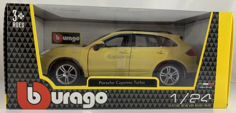 Porsche Cayenne Turbo yellow 1:24 Bburago 21056 Porsche Cayenne Turbo yellow 1:24 Bburago 21056
