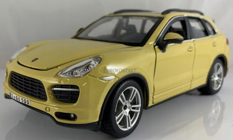 Porsche Cayenne Turbo yellow 1:24 Bburago 21056 Porsche Cayenne Turbo yellow 1:24 Bburago 21056