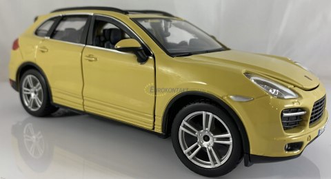 Porsche Cayenne Turbo yellow 1:24 Bburago 21056 Porsche Cayenne Turbo yellow 1:24 Bburago 21056