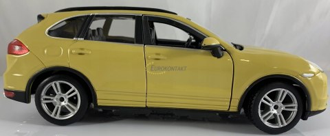 Porsche Cayenne Turbo yellow 1:24 Bburago 21056 Porsche Cayenne Turbo yellow 1:24 Bburago 21056