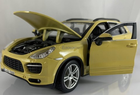 Porsche Cayenne Turbo yellow 1:24 Bburago 21056 Porsche Cayenne Turbo yellow 1:24 Bburago 21056
