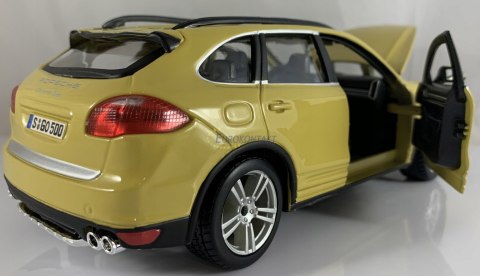 Porsche Cayenne Turbo yellow 1:24 Bburago 21056 Porsche Cayenne Turbo yellow 1:24 Bburago 21056