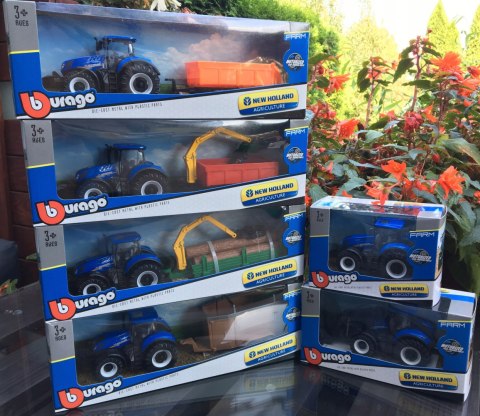 Traktor New Holland T7.315 ładowacz BBURAGO metal