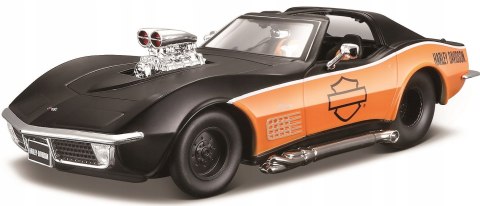 CHEVY Corvette Harley Davidson 1/24 Maisto 32193 CHEVY Corvette Harley Davidson 1/24 Maisto 32193