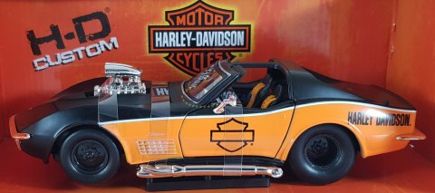 CHEVY Corvette Harley Davidson 1/24 Maisto 32193 CHEVY Corvette Harley Davidson 1/24 Maisto 32193
