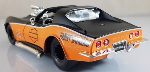 CHEVY Corvette Harley Davidson 1/24 Maisto 32193 CHEVY Corvette Harley Davidson 1/24 Maisto 32193