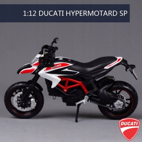 DUCATI Hypermotard SP motocykl model 1:12 Maisto DUCATI Hypermotard SP motocykl model 1:12 Maisto