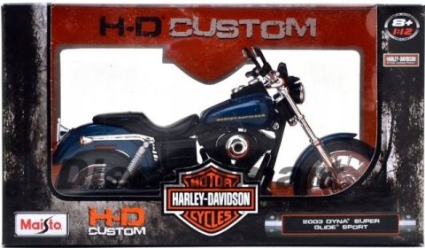 HARLEY DAVIDSON Dyna Super Glide 1:12 Maisto 32321 HARLEY DAVIDSON Dyna Super Glide 1:12 Maisto 32321
