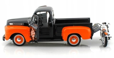 HARLEY DAVIDSON FLH Duo Glide 1958 + FORD PICKUP 1948 F-1 HARLEY DAVIDSON FLH Duo Glide 1958 + FORD PICKUP 1948 F-1
