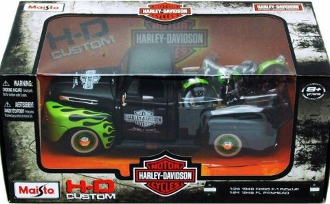HARLEY DAVIDSON Panhead 1948 + FORD F-1 1:24 32171 HARLEY DAVIDSON Panhead 1948 + FORD F-1 1:24 32171