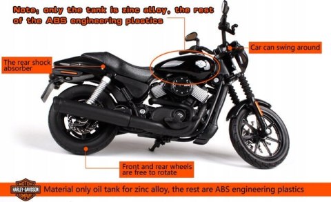 HARLEY DAVIDSON Street 750 2015 1:12 Maisto 32333 HARLEY DAVIDSON Street 750 2015 1:12 Maisto 32333