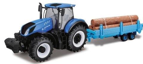 Traktor New Holland T7.315 przyczepa 1:32 BBURAGO Traktor New Holland T7.315 przyczepa 1:32 BBURAGO