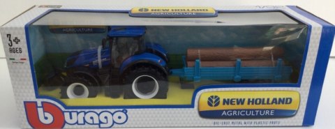 Traktor New Holland T7.315 przyczepa 1:32 BBURAGO Traktor New Holland T7.315 przyczepa 1:32 BBURAGO