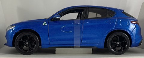 Alfa Romeo Stelvio blue 1:24 model Bburago 21086 Alfa Romeo Stelvio blue 1:24 model Bburago 21086