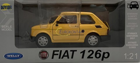 FIAT 126p 126.el maluch model metal Welly 1:21