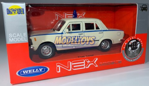 FIAT 125p MILICJA 1:34 Welly 42399 FIAT 125p MILICJA 1:34 Welly 42399
