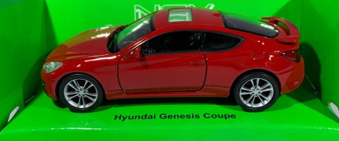 Hyundai Genesis Coupe czerwony 1:34 Welly 43628 Hyundai Genesis Coupe czerwony 1:34 Welly 43628