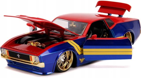 Ford Mustang '73 Captain Marvel AVENGERS JADA 1:24 Ford Mustang '73 Captain Marvel AVENGERS JADA 1:24