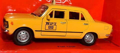 FIAT 125p żółty TAXI 1:34 Welly 42399 FIAT 125p żółty TAXI 1:34 Welly 42399