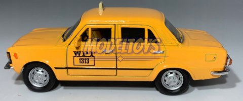 FIAT 125p żółty TAXI 1:34 Welly 42399 FIAT 125p żółty TAXI 1:34 Welly 42399