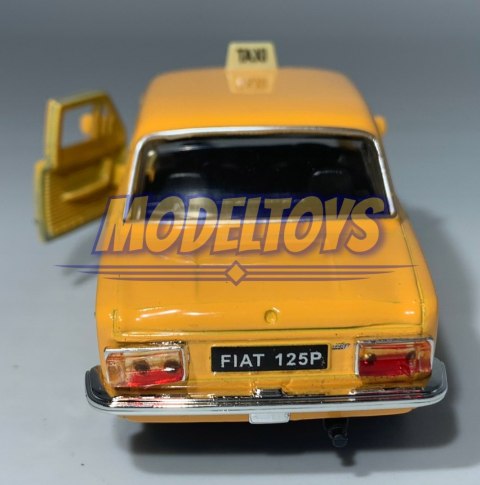 FIAT 125p żółty TAXI 1:34 Welly 42399 FIAT 125p żółty TAXI 1:34 Welly 42399