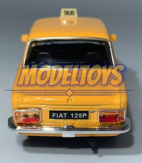 FIAT 125p żółty TAXI 1:34 Welly 42399 FIAT 125p żółty TAXI 1:34 Welly 42399