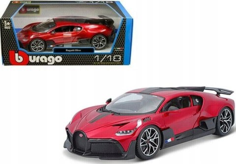 BUGATTI Divo 1:18 supercar red model BBurago 11045 BUGATTI Divo 1:18 supercar red model BBurago 11045