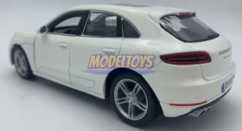 Porsche Macan white 1:24 model Bburago 21077 SUV Porsche Macan white 1:24 model Bburago 21077 SUV