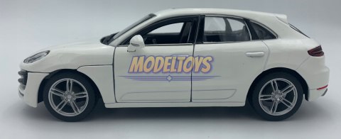 Porsche Macan white 1:24 model Bburago 21077 SUV Porsche Macan white 1:24 model Bburago 21077 SUV