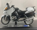 BMW R1200 RT Policja Polizei 1:18 Welly metalowy