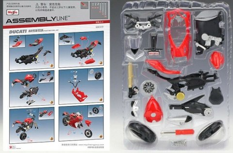 DUCATI 1199 Panigale d składania 1:12 Maisto 39193 DUCATI 1199 Panigale d składania 1:12 Maisto 39193