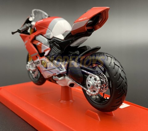 DUCATI Panigale V4 S Corse podstawka 1:18 Maisto DUCATI Panigale V4 S Corse podstawka 1:18 Maisto