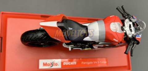 DUCATI Panigale V4 S Corse podstawka 1:18 Maisto DUCATI Panigale V4 S Corse podstawka 1:18 Maisto