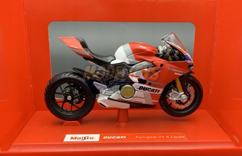 DUCATI Panigale V4 S Corse podstawka 1:18 Maisto DUCATI Panigale V4 S Corse podstawka 1:18 Maisto