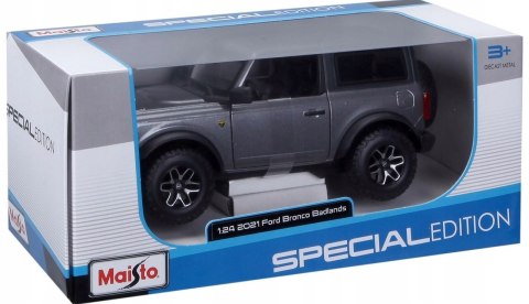 Ford BRONCO BADLANDS 2021 1:24 Maisto 31530 Ford BRONCO BADLANDS 2021 1:24 Maisto 31530