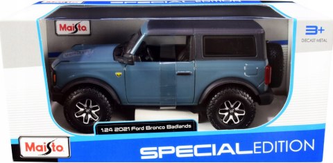 Ford BRONCO BADLANDS 2021 1:24 Maisto 31530 Ford BRONCO BADLANDS 2021 1:24 Maisto 31530
