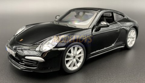Porsche 911 Carrera S 1:24 czarny Bburago 21065 Porsche 911 Carrera S 1:24 czarny Bburago 21065