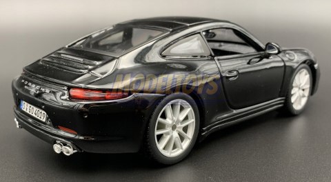 Porsche 911 Carrera S 1:24 czarny Bburago 21065 Porsche 911 Carrera S 1:24 czarny Bburago 21065