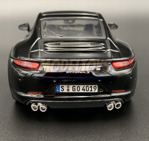 Porsche 911 Carrera S 1:24 czarny Bburago 21065 Porsche 911 Carrera S 1:24 czarny Bburago 21065