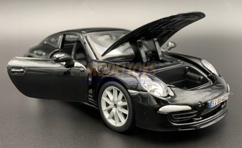 Porsche 911 Carrera S 1:24 czarny Bburago 21065 Porsche 911 Carrera S 1:24 czarny Bburago 21065