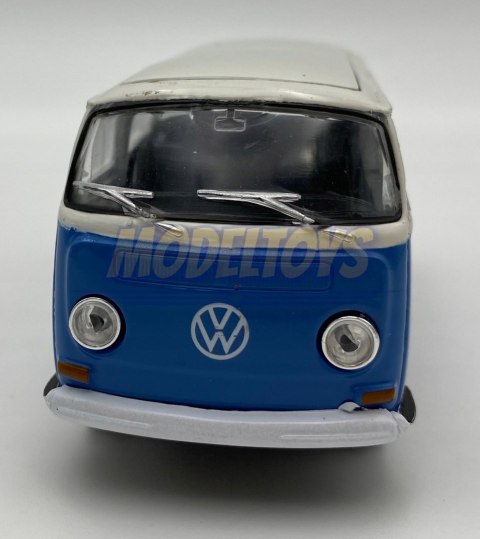 Volkswagen T2 Bus 1972 niebieski 1:34 Welly 42347F Volkswagen T2 Bus 1972 niebieski 1:34 Welly 42347F