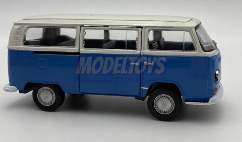 Volkswagen T2 Bus 1972 niebieski 1:34 Welly 42347F Volkswagen T2 Bus 1972 niebieski 1:34 Welly 42347F