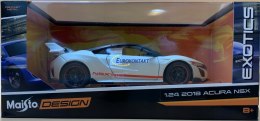 ACURA HONDA NSX 2018 1:24 white Maisto 32536