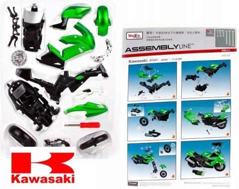 KAWASAKI Ninja ZX-14R składania 1:12 Maisto 39197 KAWASAKI Ninja ZX-14R składania 1:12 Maisto 39197