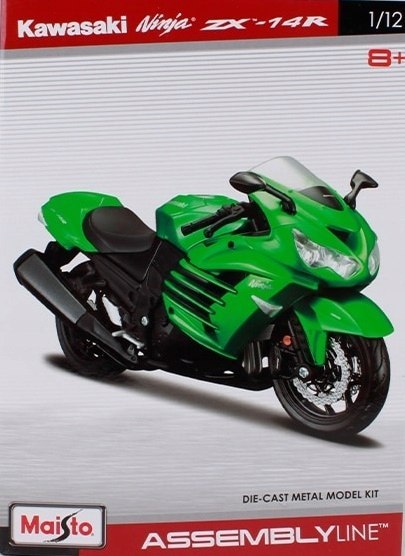 KAWASAKI Ninja ZX-14R składania 1:12 Maisto 39197 KAWASAKI Ninja ZX-14R składania 1:12 Maisto 39197